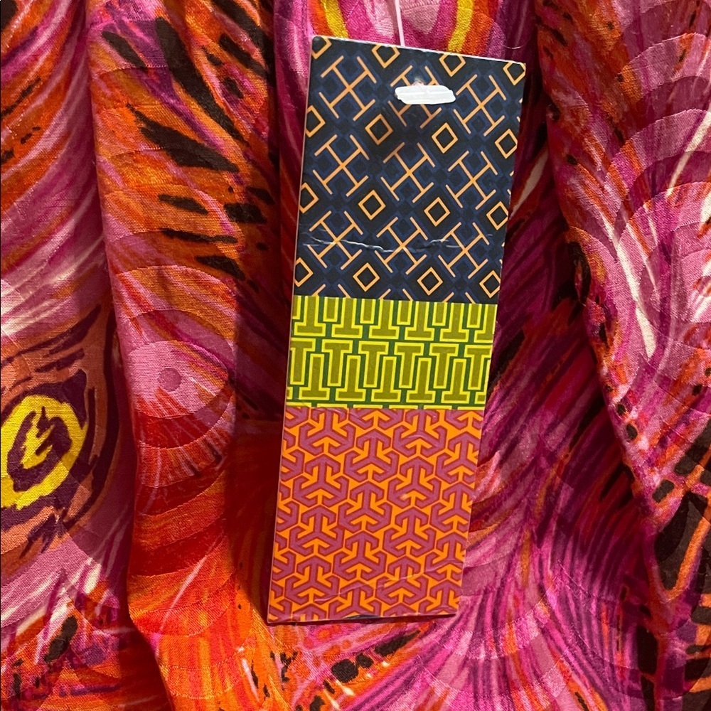 Tory Burch Pink and Orange Sleeveless Dress. NWT - Picture 9 of 10